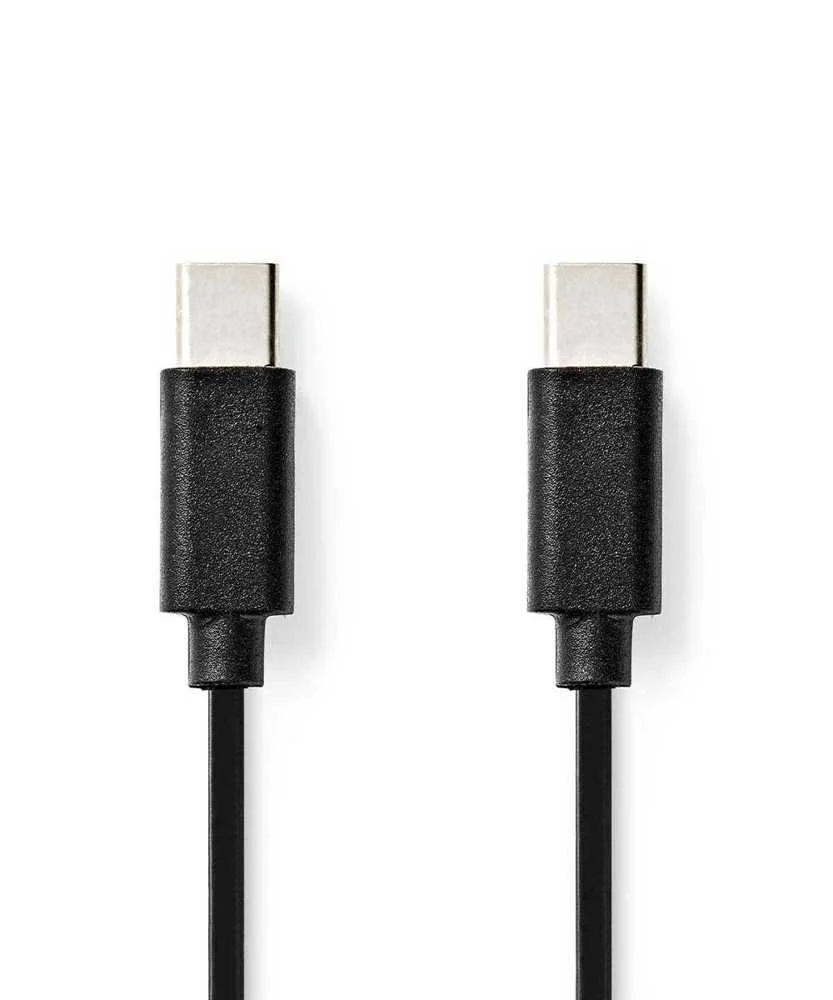 Nedis Ccgl60700bk10 Cabo Usb 1 M Usb 2.0 Usb C Pr.