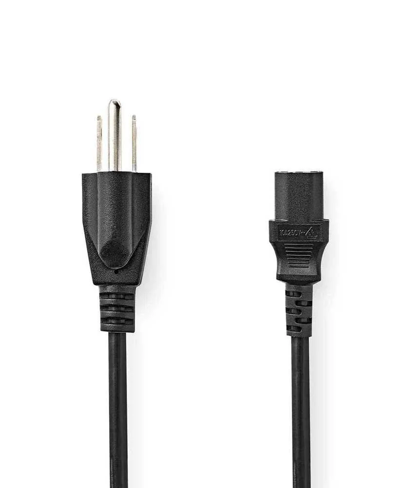 Cable Alimentaci&oacute;n  Usa Macho  Iec-320-C13  Recto.