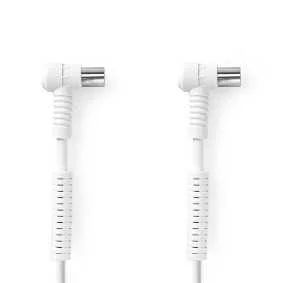 Nedis Csgb40120wt50 Cabo Coaxial 5 M Iec Branco