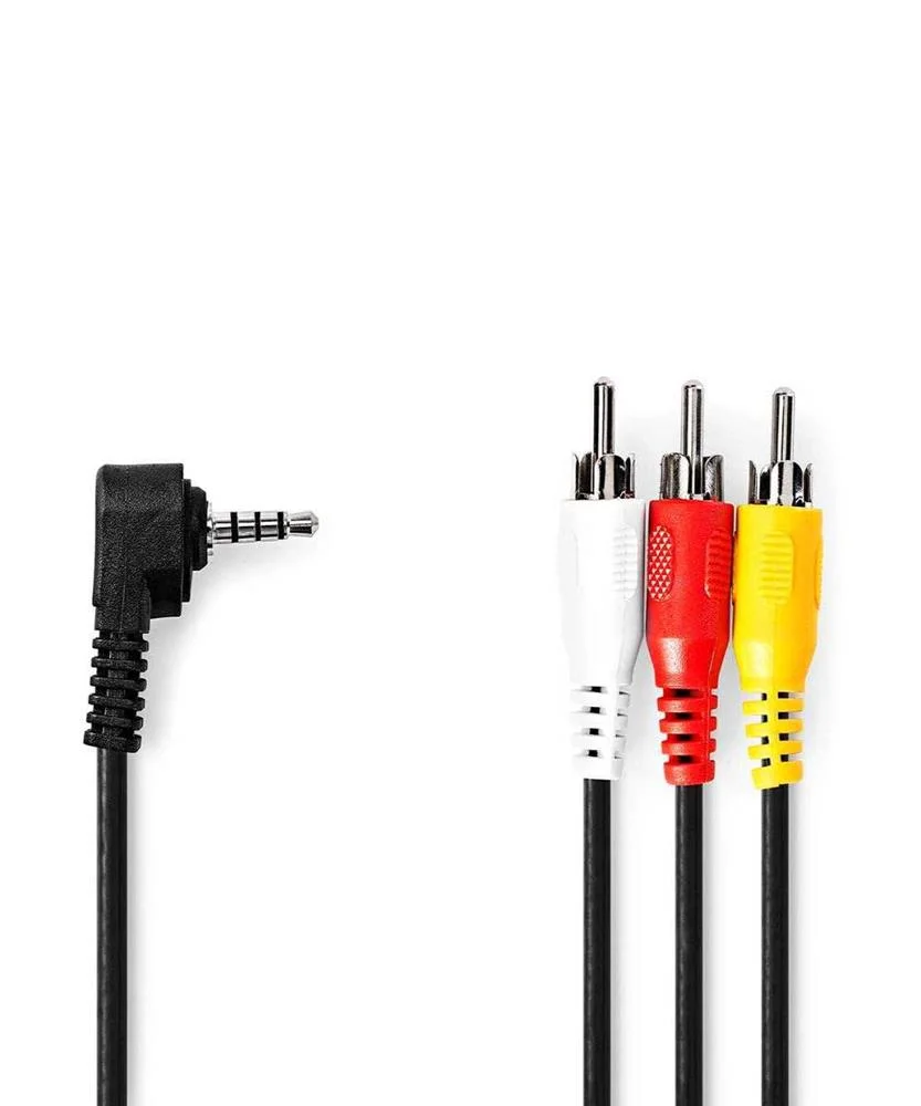 Cable Av de 3,5 Mm  3.5 Mm Macho  3x Rca Macho  N.