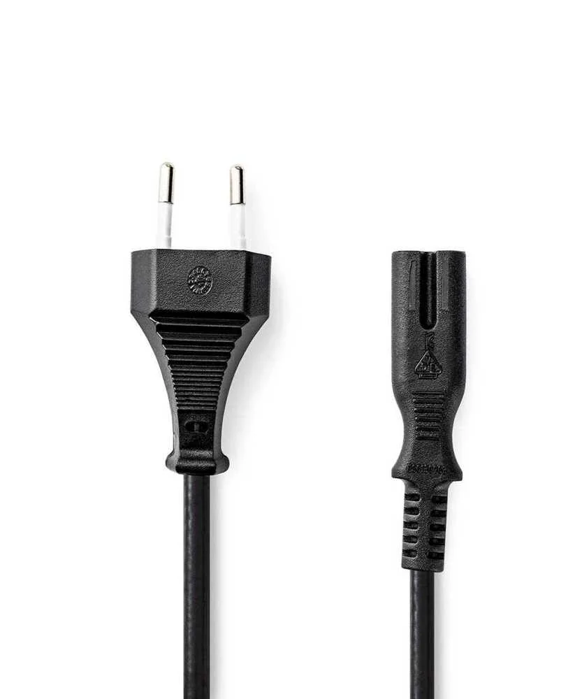 Cable Alimentaci&oacute;n  Euro Masculino  Iec-320-C7  R.