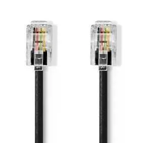 Cable Telef&oacute;nico  Rj10 Macho  Rj10 Macho  2.00 M .