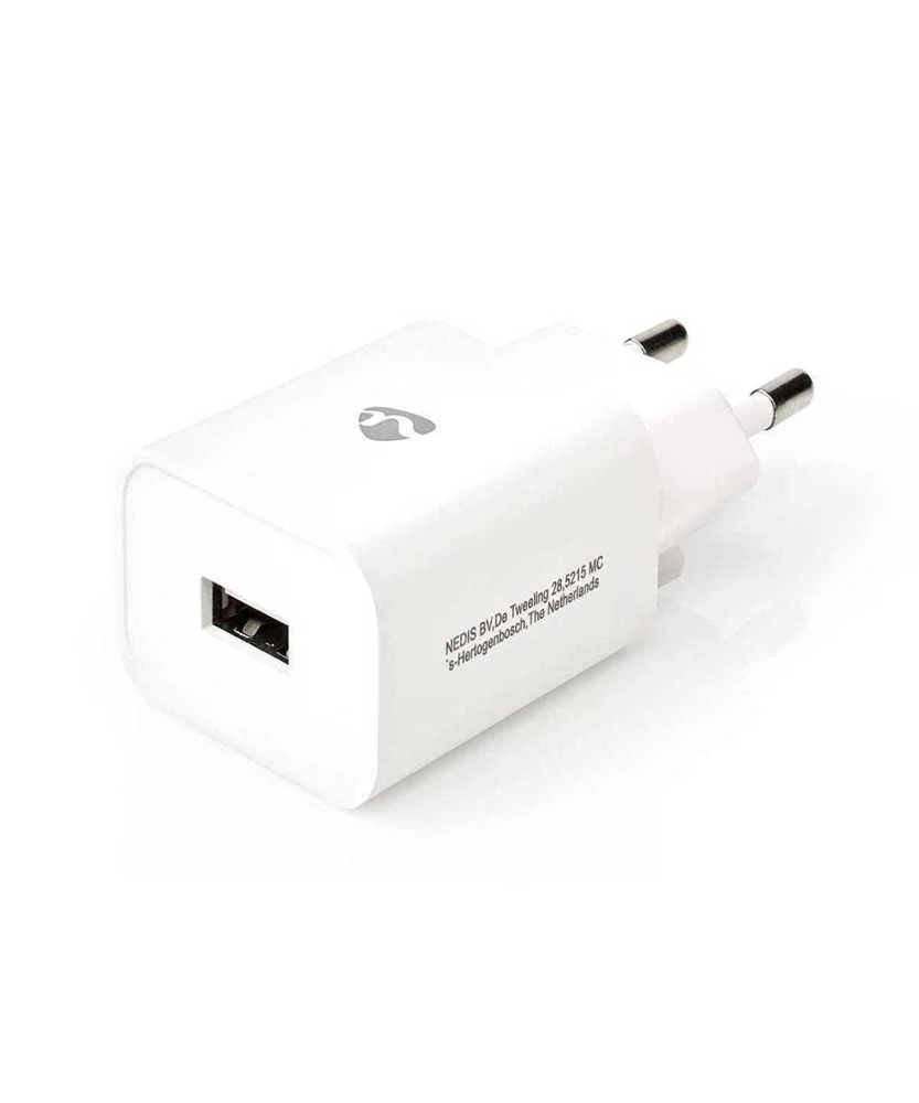 Cargador de Parede  12 W  1x 2.4 a a  Sa&iacute;da  Usb-A  No Incluye Cabo  Single Voltage Output