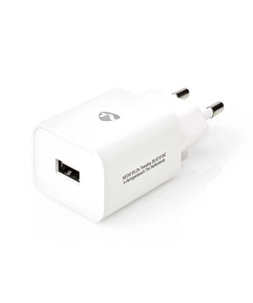 Cargador de Parede  12 W  1x 2.4 a a  Sa&iacute;da  Usb-A  No Incluye Cabo  Single Voltage Output