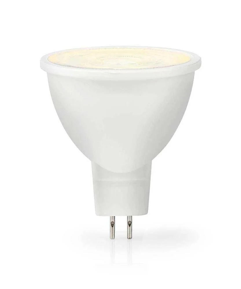 L&acirc;mpada Nedis Gu5.3 | Spot | 5.8w | 450lm | 2700k | Dimmable | Extra Branco
