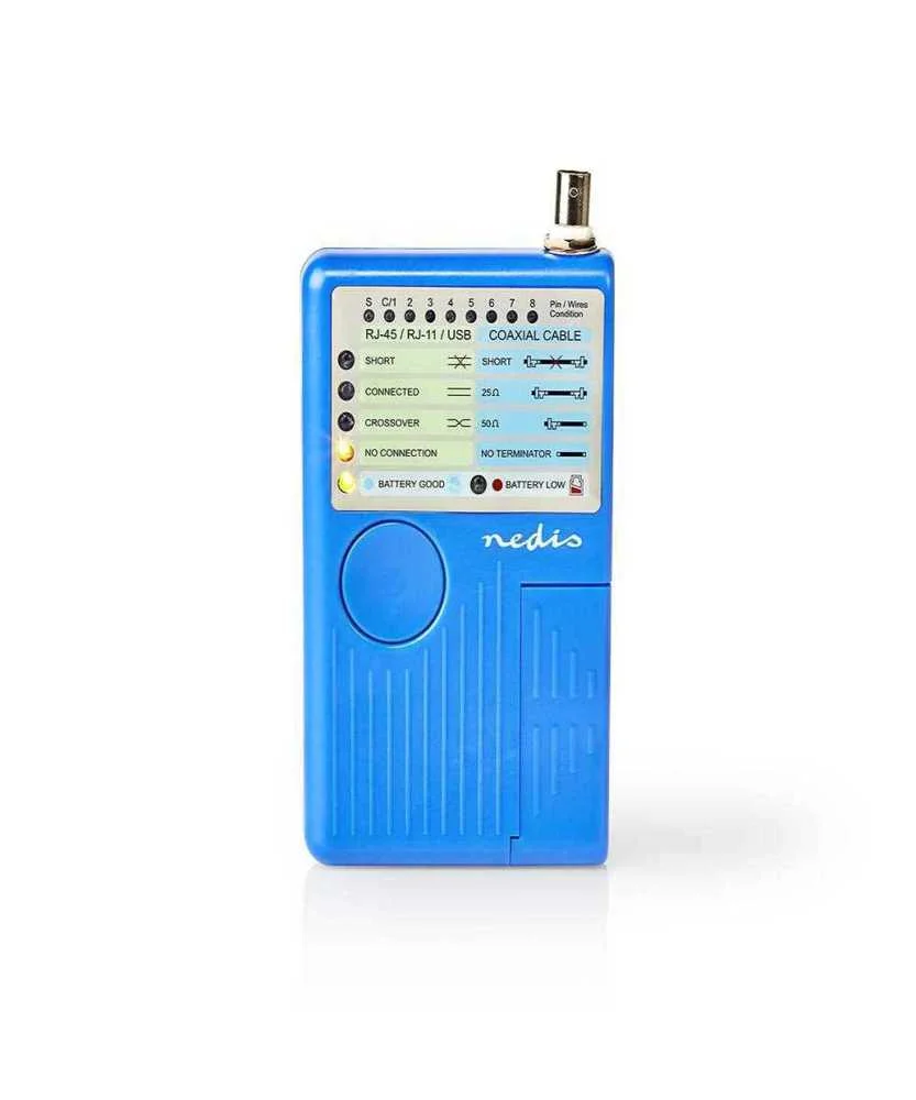 Nedis Nwctm100bu Testador de Cabo de Rede Equipam.