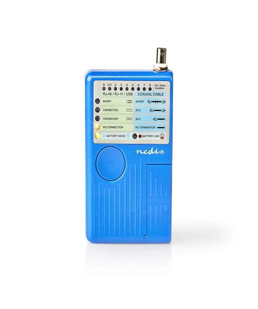 Nedis Nwctm100bu Testador de Cabo de Rede Equipam.