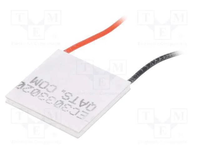 M&oacute;dulo: de Peltier, 15,4v, 4a, 30x30x3,3mm, 35,6w, Cer&acirc;mica, 20awg