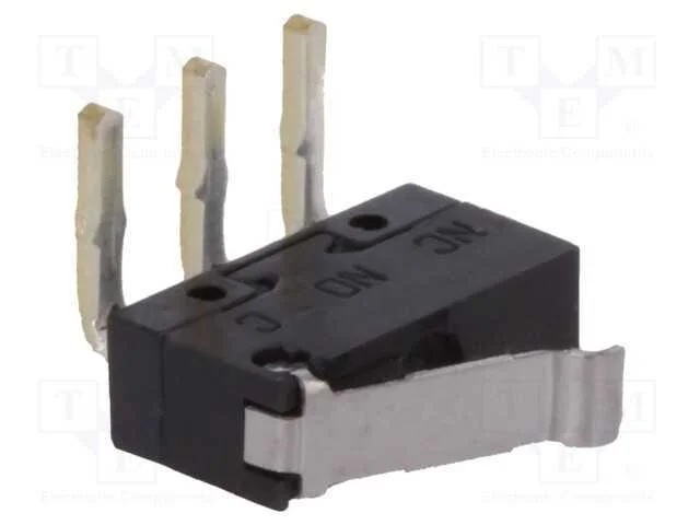 Microinterruptor Snap Action, com Alavanca Que Simula Um Rolo