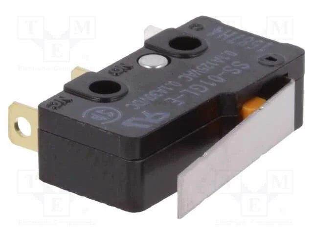 Microinterruptor Snap Action, com Alavanca, Spdt, 0,1a/125vac