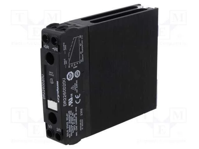 Rel&eacute;: Semicondutores, Ucoma: 4&divide;32vdc, 20a, 48&divide;600vac, -40&divide;80c