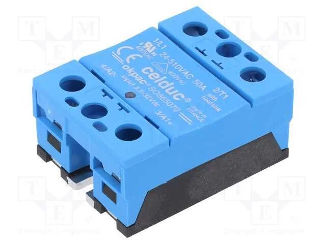 Rel&eacute;: semicondutores, Ucoma: 3,5&divide;32VDC, 50A, 24&divide;5.