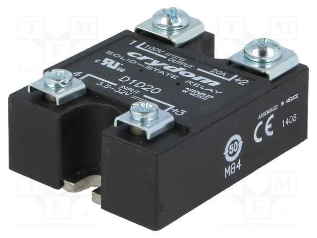 Rel&eacute;: Semicondutores, Ucoma: 3,5&divide;32vdc, 20a, 1&divide;100vdc, S&eacute;rie: 1-Dcl