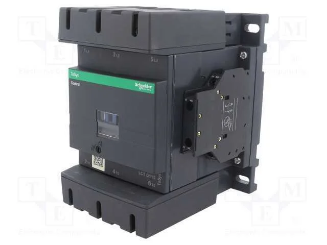 Contator: 3 polos, NO x3, Contatos auxiliares: NO.