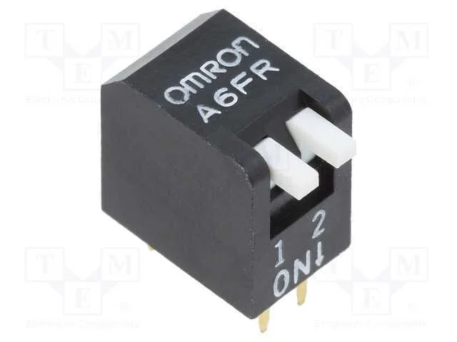 Interruptor: DIP-SWITCH, Quantidade de sec&ccedil;&otilde;es: 2.