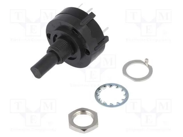 Interruptor: girat&oacute;rio, Pos: 8, 2,5A/125VAC, 0,35.
