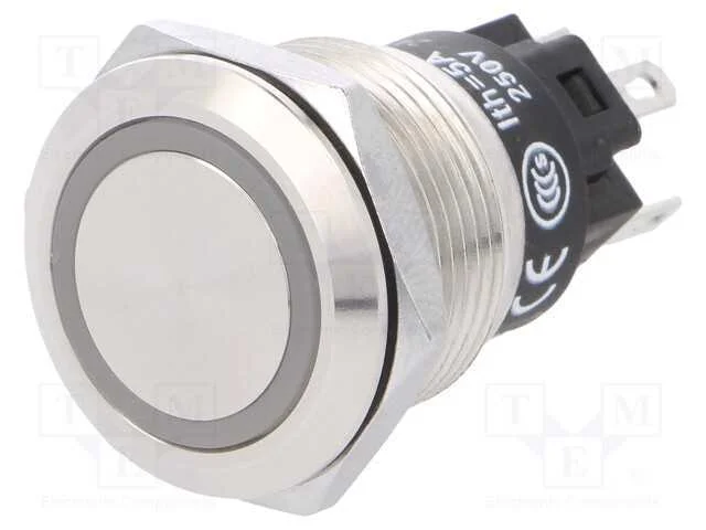 Interruptor: Antivandalismo, Pos: 2, Spdt, 3a/240vac, 3a/240vdc