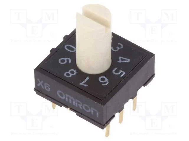 Emissor de c&oacute;digo, DEC/BCD, Pos: 10, THT, Rcontac.