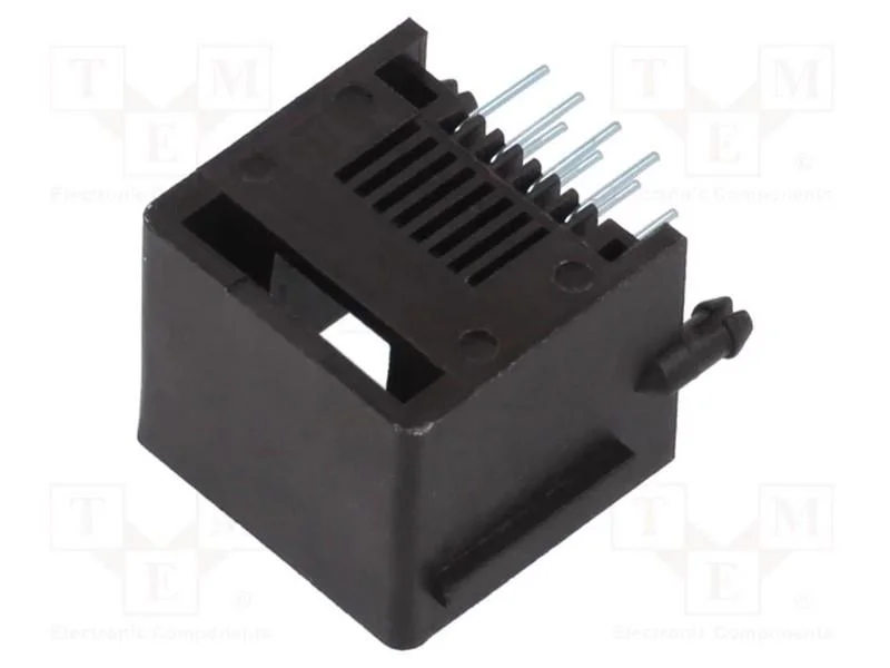 Tomada, Rj45, Pin: 8, Sistema: 8p8c, Tht, Angulares