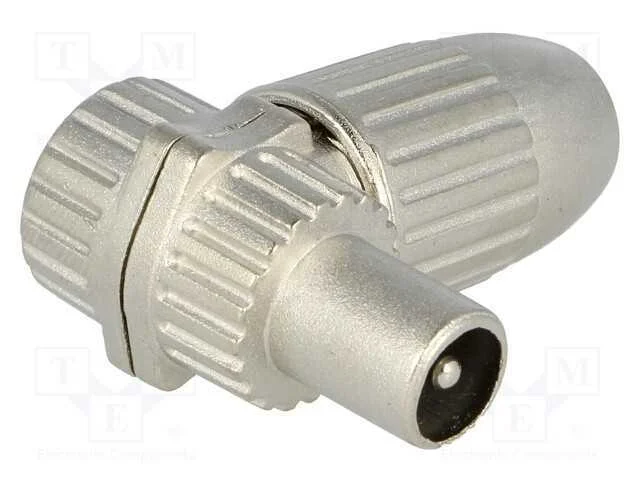 Ficha, conc&ecirc;ntricos 9,5mm (IEC 169-2), macho, bli.