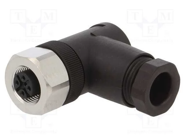 Ficha, M12, Pin: 4, F&ecirc;mea, C&oacute;digo A-Devicenet / Canopen, com Cabo