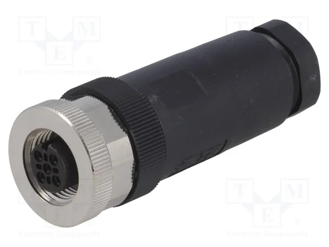 Ficha, M12, Pin: 4, F&ecirc;mea, C&oacute;digo A-Devicenet / Canopen, com Cabo
