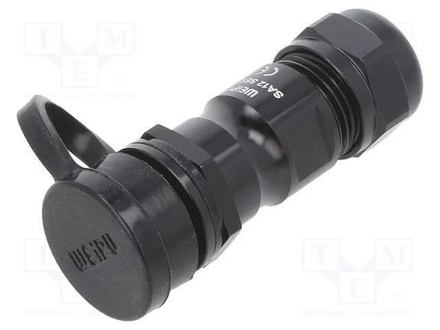 Ficha, SA12, f&ecirc;mea, PIN: 3, IP67, 5&divide;8mm, 13A, sol.