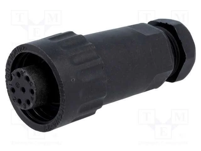 Ficha, WA22, f&ecirc;mea, PIN: 7, 6+PE, IP67, 7&divide;8,5mm, .
