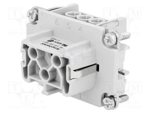 Conector: HDC, inserto de contatos, f&ecirc;mea, C146, .