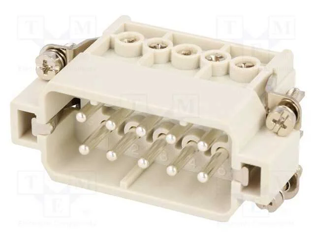 Conector: HDC; inserto de contatos; macho; GWconnect; PIN: 10; 16A