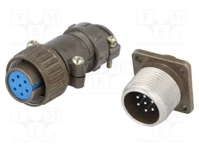 Conector: Redondos, Tomada,Ficha, Ds1110-08, Macho,F&ecirc;mea, Pin: 7