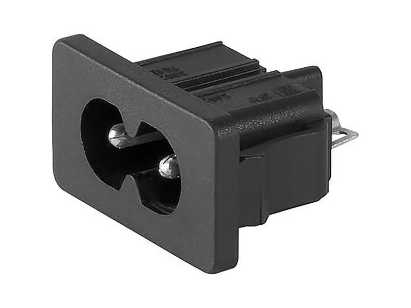 Conector: de Alimenta&ccedil;&atilde;o, Tomada, Macho, 2,5a, 250vac, Iec 60320