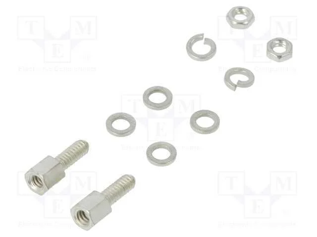 Perno com cabe&ccedil;a roscada, UNC 4-40, Chave: 4,5mm