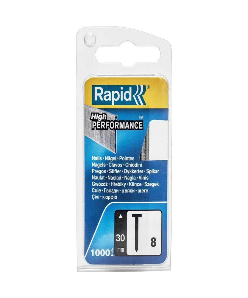 Bl&iacute;ster 1000 Pregos N&ordm; 8 30mm 40109536 Rapid