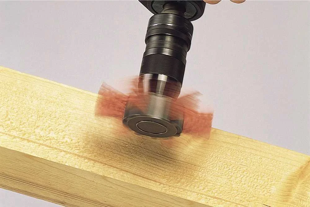 Escova Rebolo Lamelado em Fio de Nylon Haste Hexagonal &Oslash;100x20mm 1512000 Wolfcraft