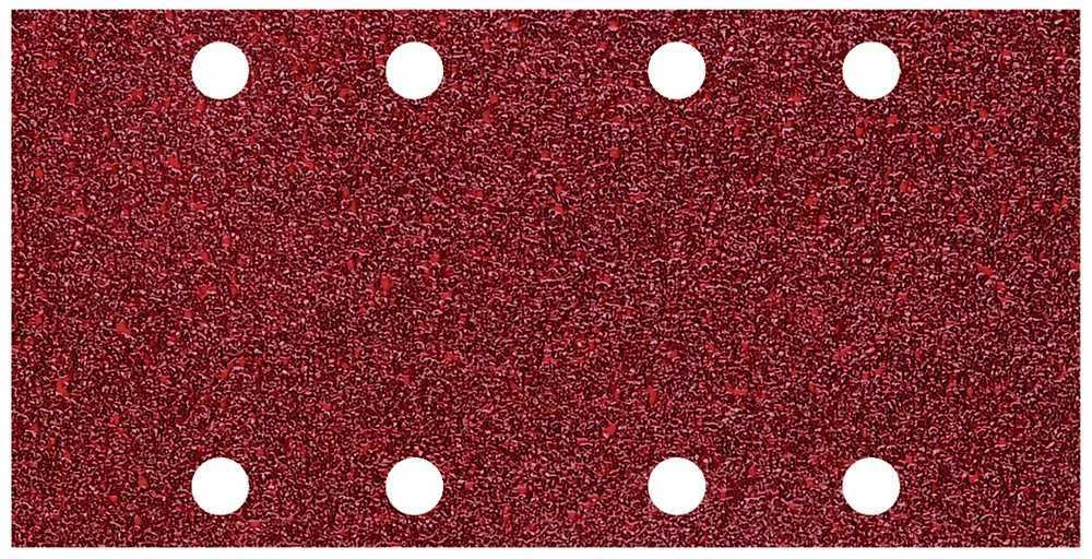 Conjunto de 10 Folhas de Lixas Adesivas Corindo de Gr&atilde;o 40 de 93x185mm 1766000 Wolfcraft