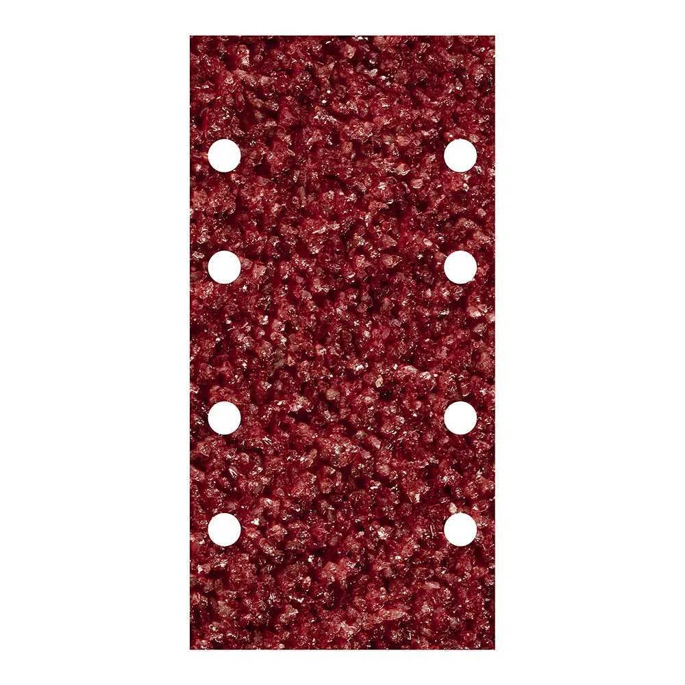Conjunto de 10 Folhas de Lixas Adesivas Corindo de Gr&atilde;o 40 de 93x185mm 1766000 Wolfcraft