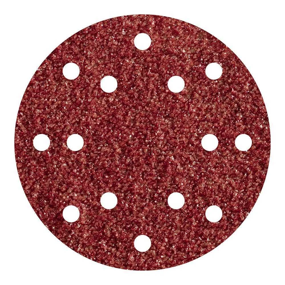 Conjunto de 5 Adesivos de Lixa, Corind&atilde;o, para Exc., Granula&ccedil;&atilde;o 80 &Oslash;150mm 1842000 Wolfcraft