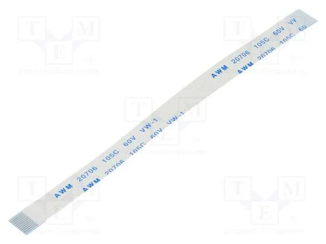 Fita Ffc, Fios: 12, Raster Fita: 0,5mm, Contactos do Mesmo Lado