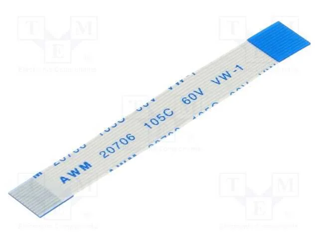 Fita Ffc, Fios: 12, Raster Fita: 0,5mm, Contactos do Lado Oposto
