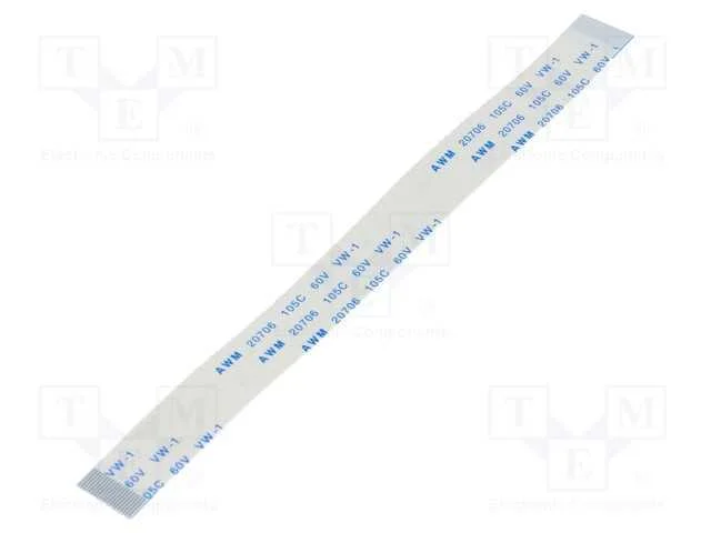Fita Ffc, Fios: 20, Raster Fita: 0,5mm, Contactos do Mesmo Lado