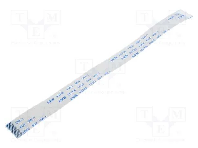 Fita Ffc, Fios: 20, Raster Fita: 0,5mm, Contactos do Mesmo Lado