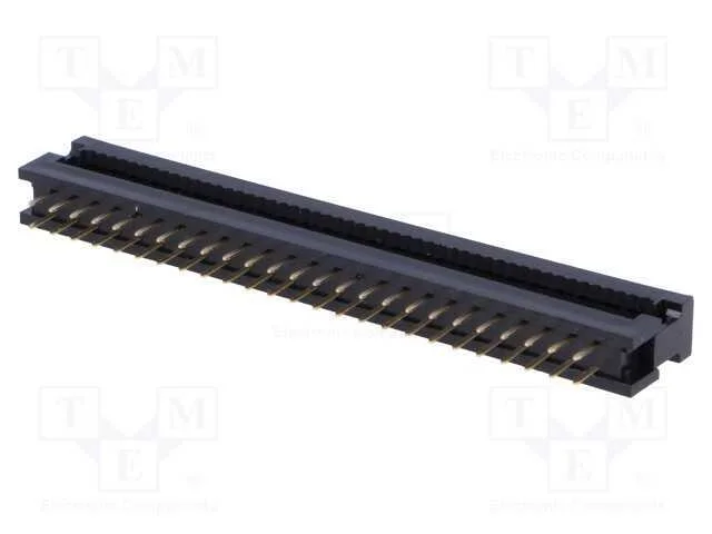 Idc de Transi&ccedil;&atilde;o, Pin: 50, Idc,Tht, para Fita, 1,27mm, 1a, Preta