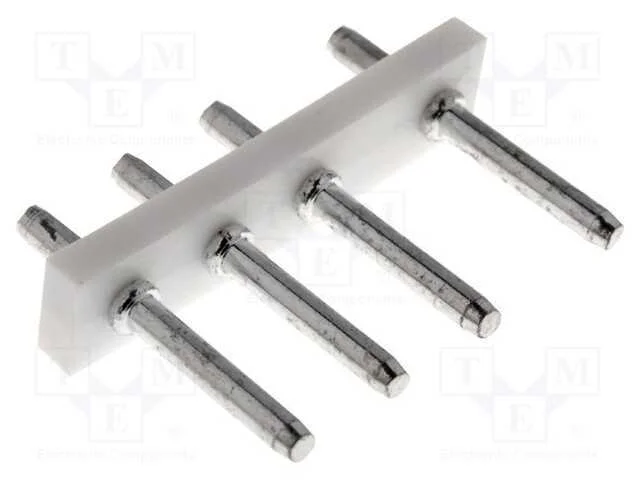 Tomada, Fio-Placa, 5/7,5mm, Pin: 4, Tht, 250v, 5a, Estanhado, A: 23mm