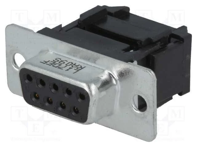 D-Sub, PIN: 9, ficha, f&ecirc;mea, para fita, IDC, 5A, .