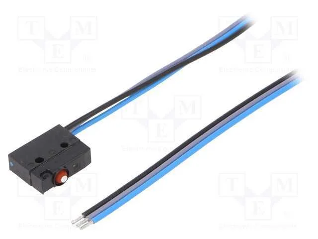 Microinterruptor Snap Action, Sem Alavanca, Spdt, 6a/250vac