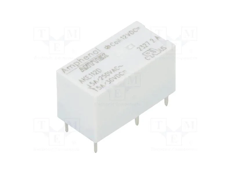 Rel&eacute;: Eletromagn&eacute;tico, Spdt, Ubobina : 12vdc, 5a, 5a/250vac, Pcb