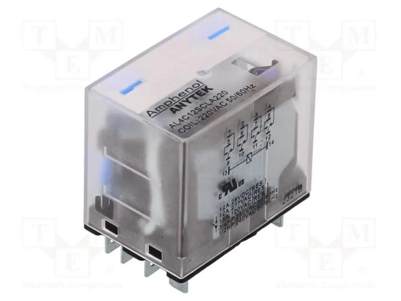 Rel&eacute;: electromagn&eacute;ticos industriais, 4PDT, 220VAC.
