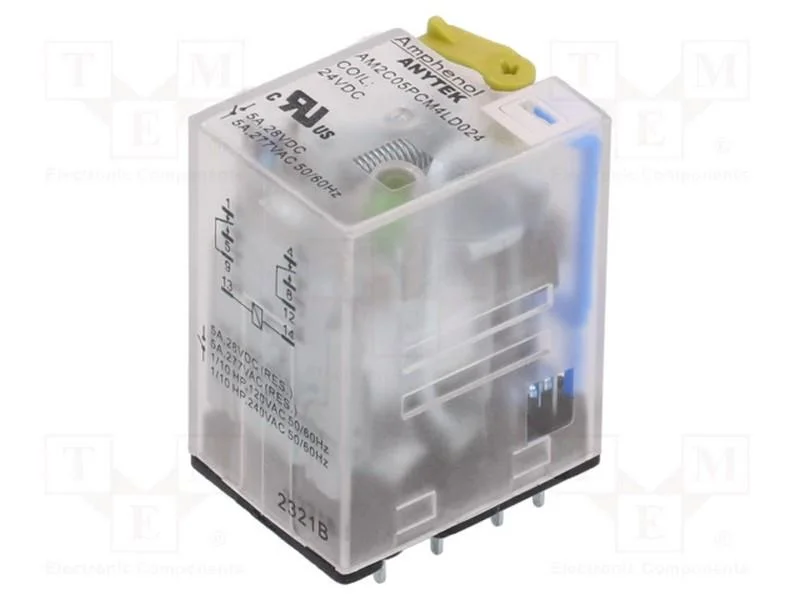 Rel&eacute;: Electromagn&eacute;ticos Industriais, Dpdt, 24vdc,.