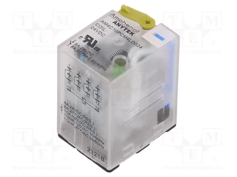 Rel&eacute;: Electromagn&eacute;ticos Industriais, 4pdt, 24vdc,.